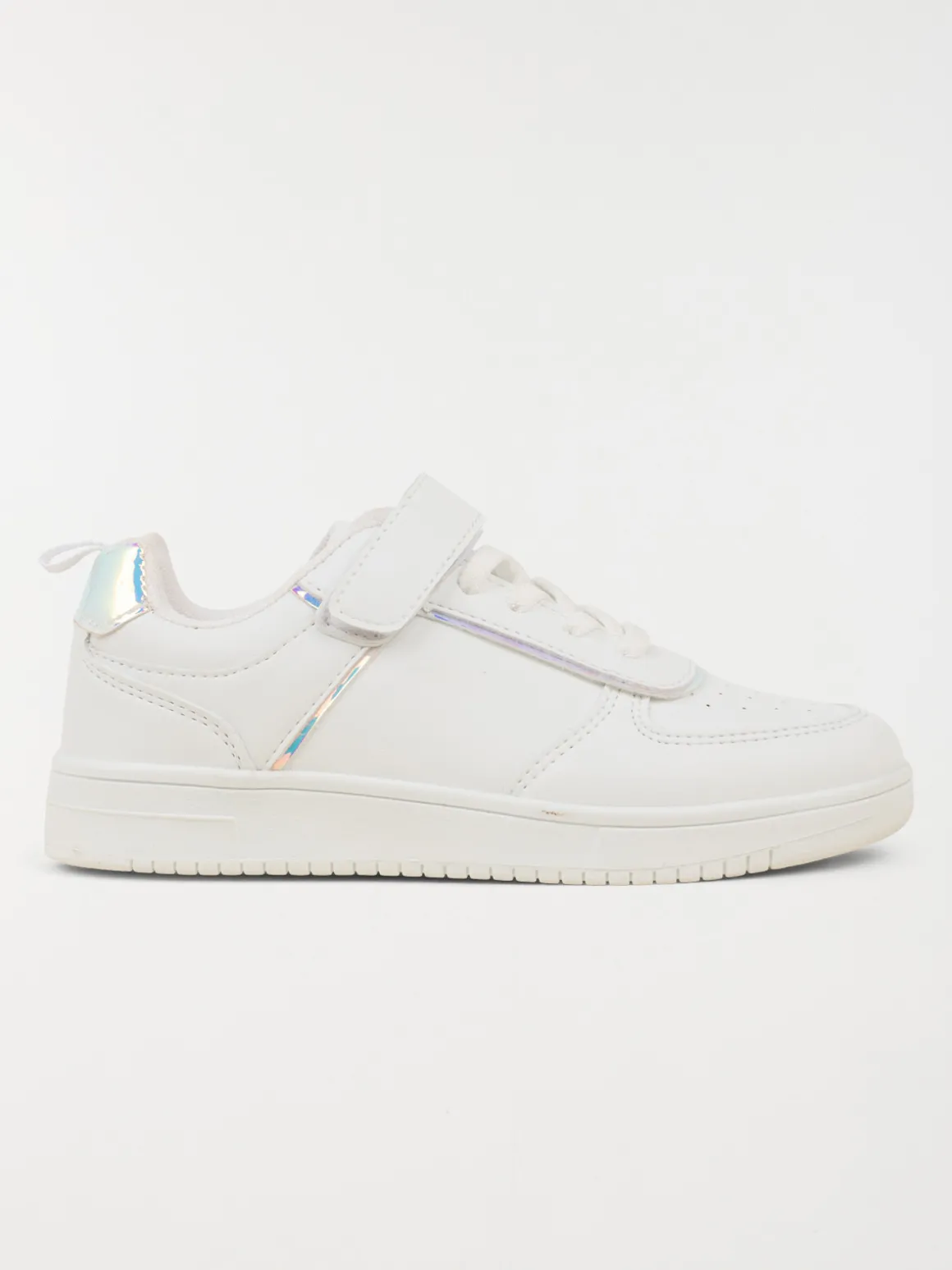 Baskets blanches scratch fille (31-37)