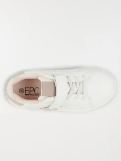 Baskets blanches étoile fille (31-35)