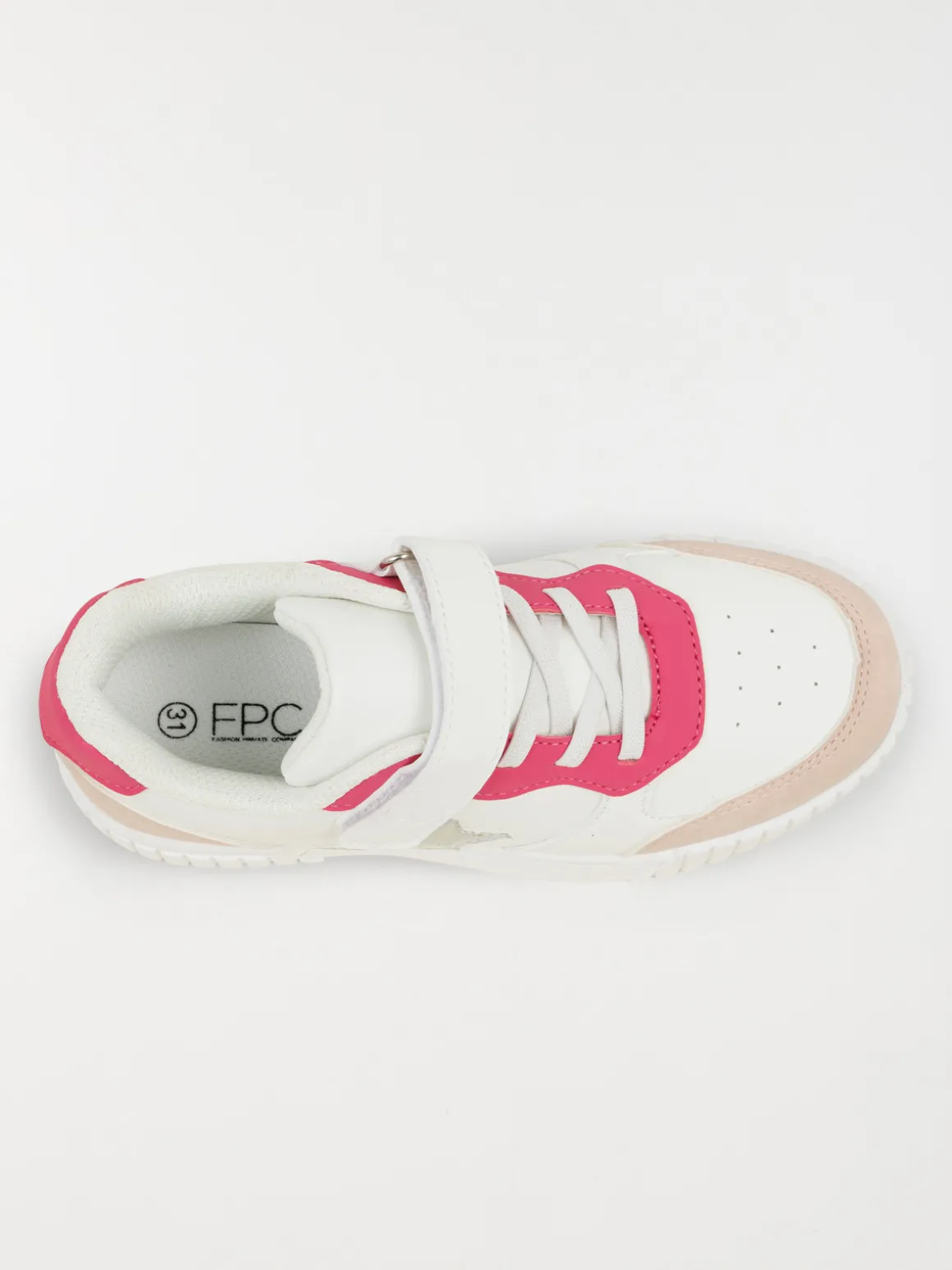 Baskets blanches étoile fille (31-36)