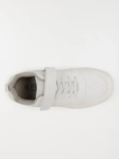 Baskets coloris blanc garçon (31-39)