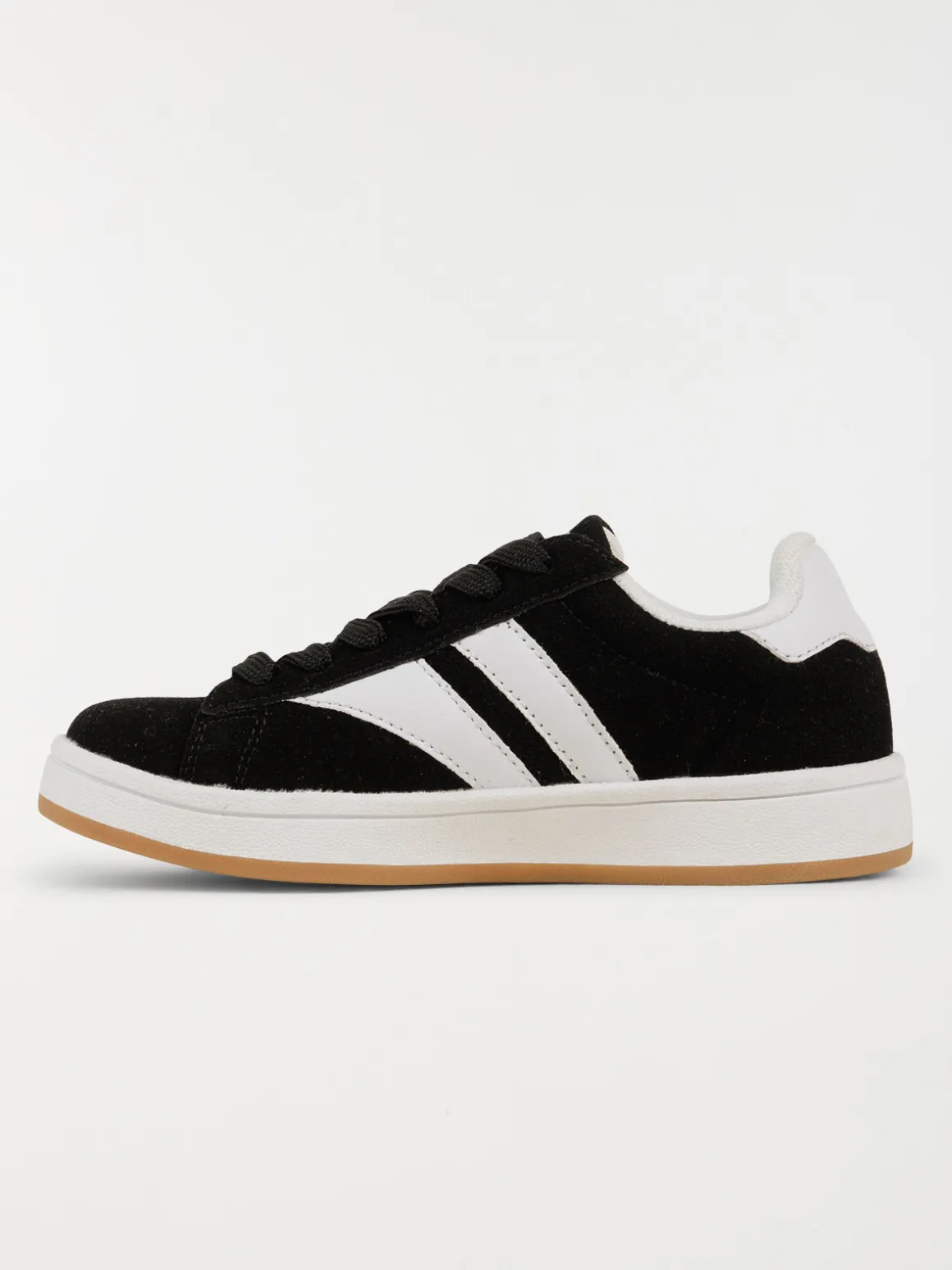 Baskets coloris noir garçon (31-39)