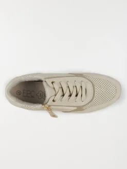 Baskets confort femme beige (36-41)