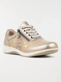 Baskets confort femme bronze (36-41)