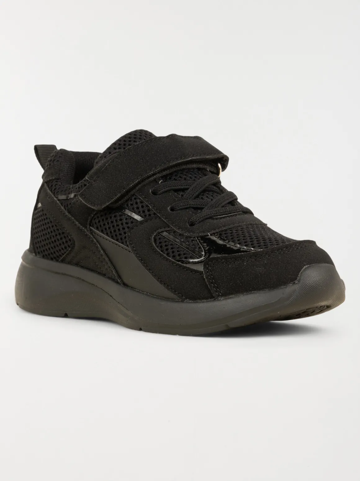 Baskets de sport noires garçon (31-38)