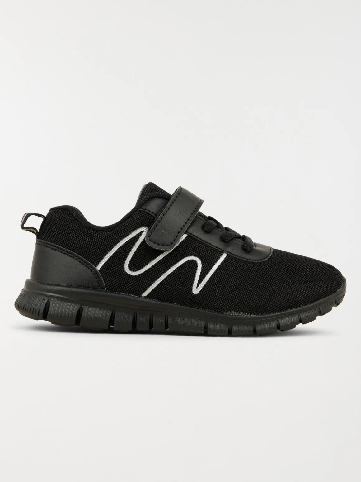 Baskets de sport noires garçon (31-39)