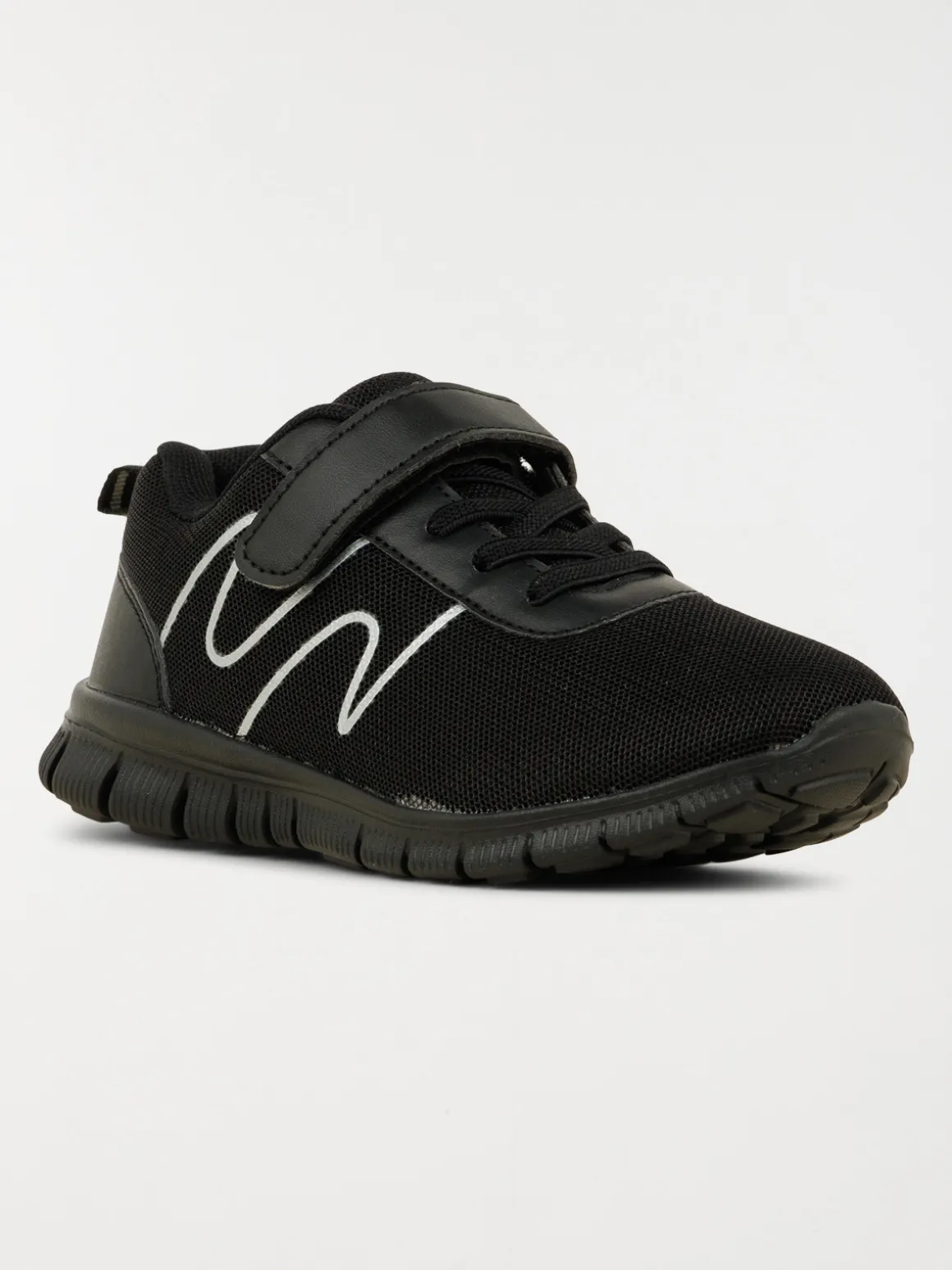 Baskets de sport noires garçon (31-39)