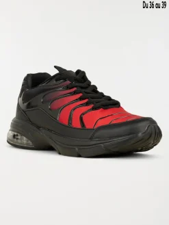 Baskets de sport rouges garçon (31-39)
