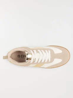 Baskets détails dorés femme (36-41)