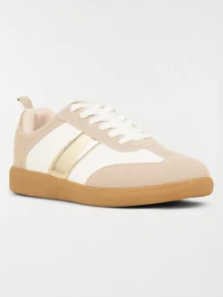 Baskets détails dorés femme (36-41)