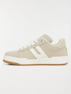 Baskets femme à lacet beige (36-41)