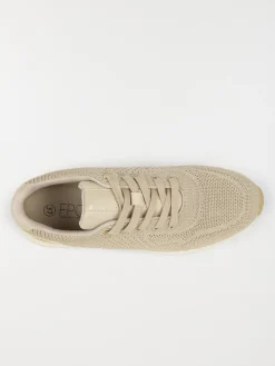 Baskets femme beige irisé (36-41)