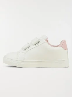 Baskets fleurs brodées fille (24-30)