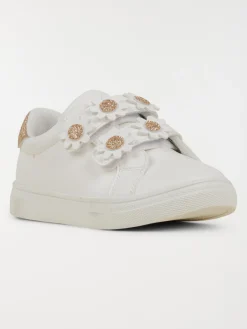 Baskets fleurs 3D scratchs fille (24-30)