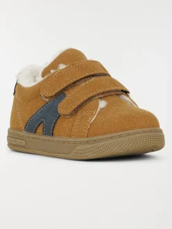Baskets fourrées camel garçon (19-23)