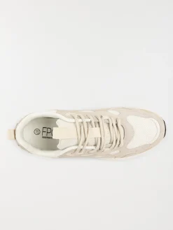 Baskets lacets femme beige (36-41)