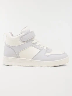 Baskets montantes blanches femme (36-41)