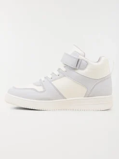 Baskets montantes blanches femme (36-41)