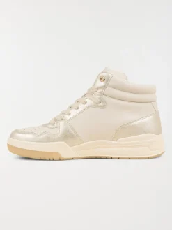 Baskets montantes femme blanc (36-41)