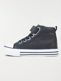 Baskets montantes garçon navy (24-30)