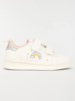 Baskets motif arc-en-ciel fille (24-30)