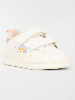 Baskets motif arc-en-ciel fille (24-30)