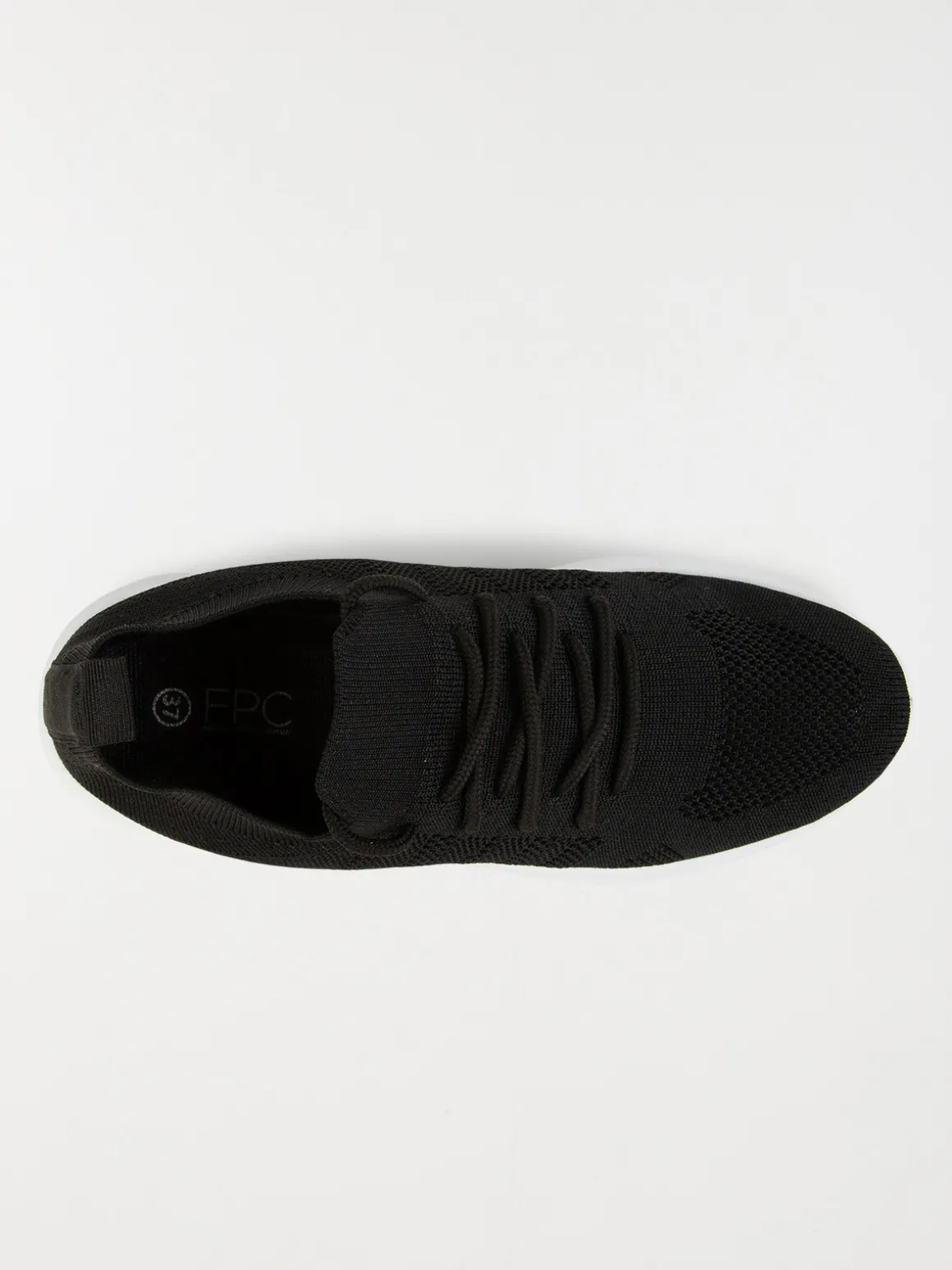 Baskets noires à lacets femme (36-42)