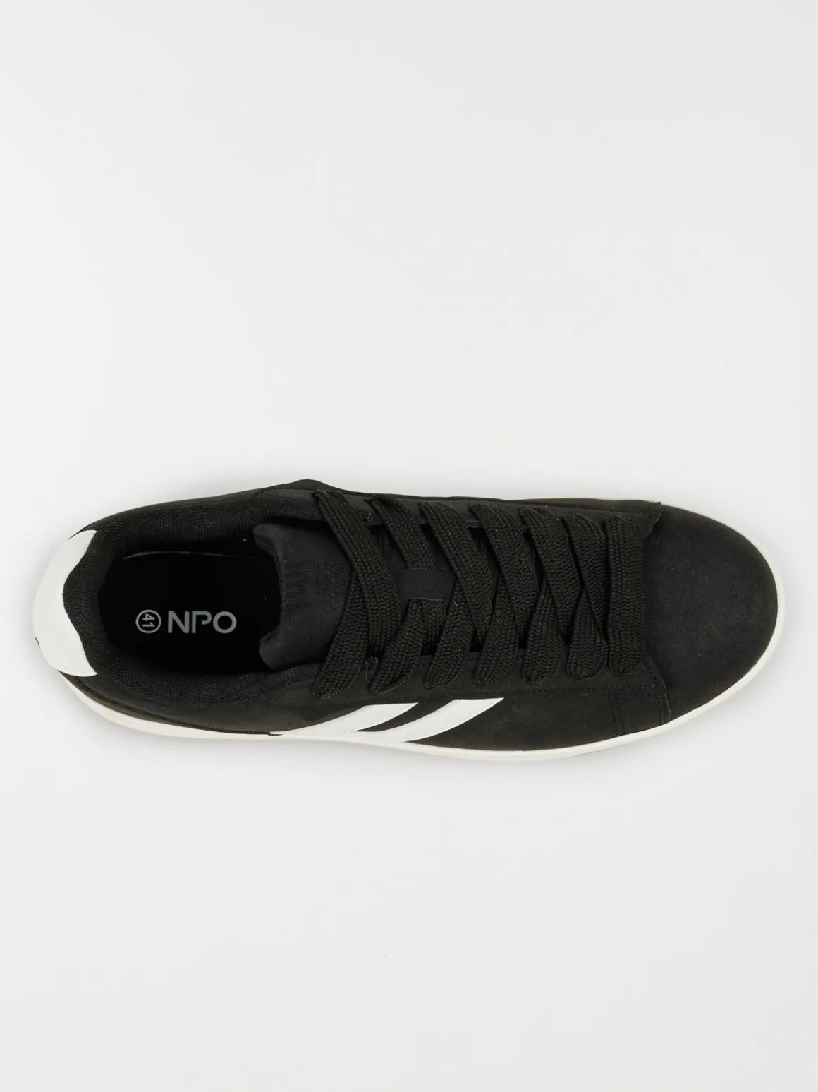 Baskets noires à lacets homme (40-46)