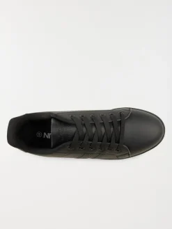 Baskets noires lacets homme (40-46)