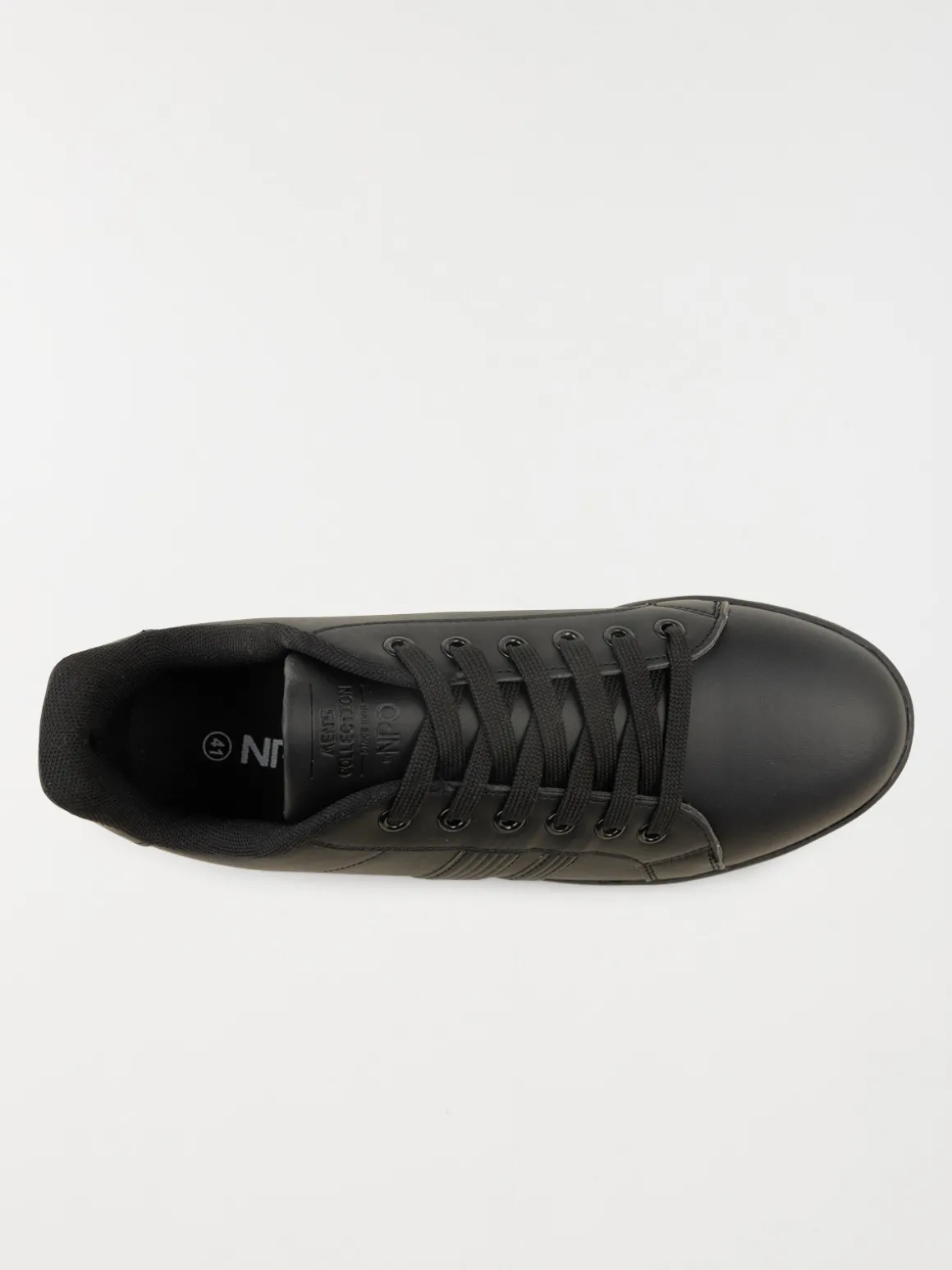 Baskets noires lacets homme (40-46)