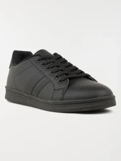Baskets noires lacets homme (40-46)