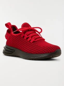Baskets rouges à lacets homme (40-46)
