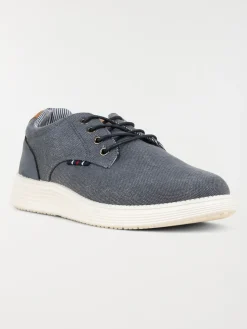 Baskets toile marine homme (40-45)
