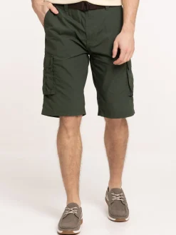 Bermuda cargo avec ceinture homme