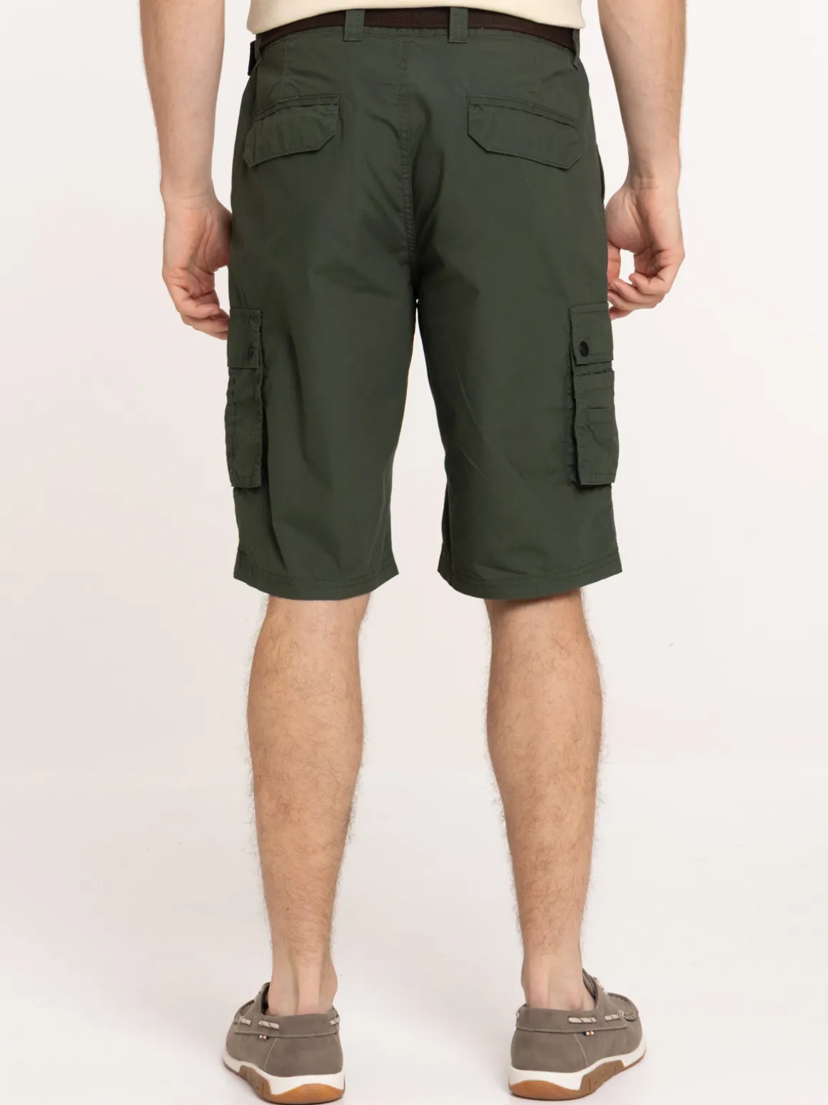Bermuda cargo avec ceinture homme