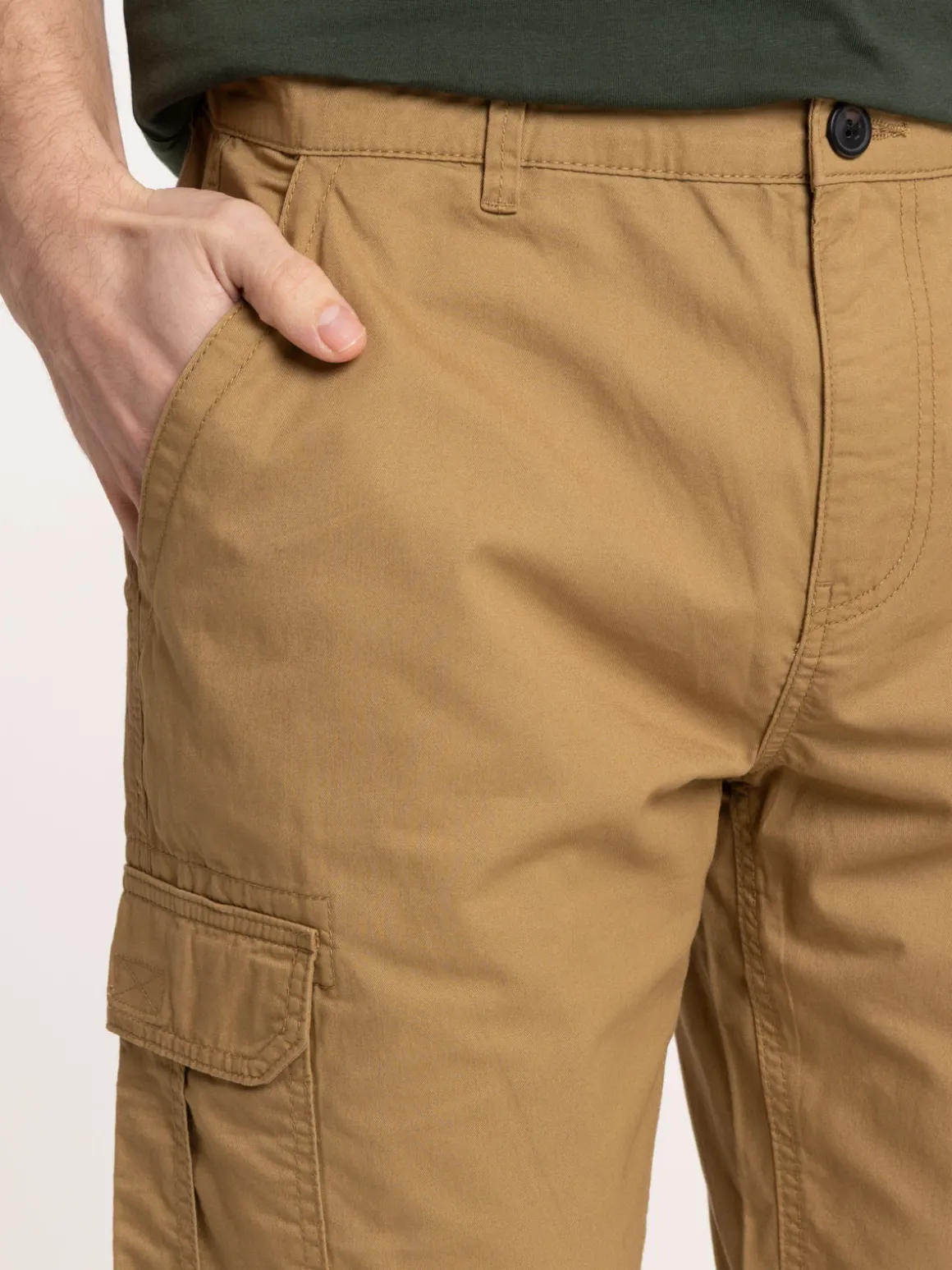 Bermuda cargo coloris antic bronze homme