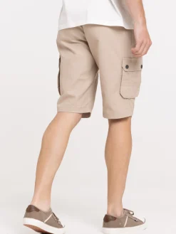 Bermuda cargo coloris sable homme