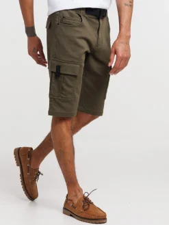 Bermuda cargo kaki homme