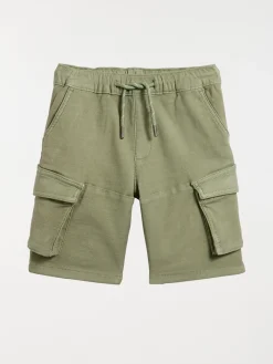 Bermuda cargo mousse garçon (3-12A)