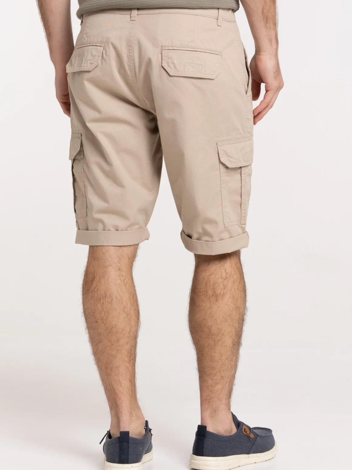 Bermuda cargo sable homme