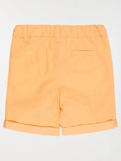 Bermuda chino corail garçon (3-8A)