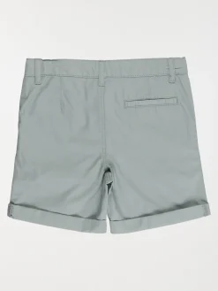 Bermuda chino silver blue garçon (3-12A)
