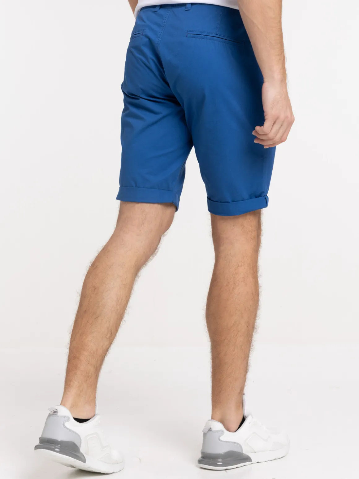 Bermuda coloris bleu franc homme