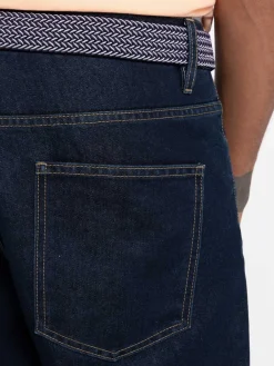 Bermuda jean brut coupe regular homme