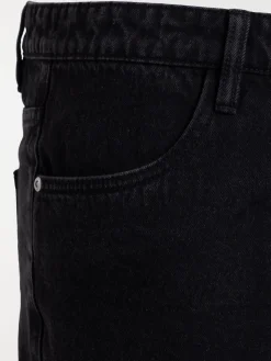 Bermuda noir grande taille homme