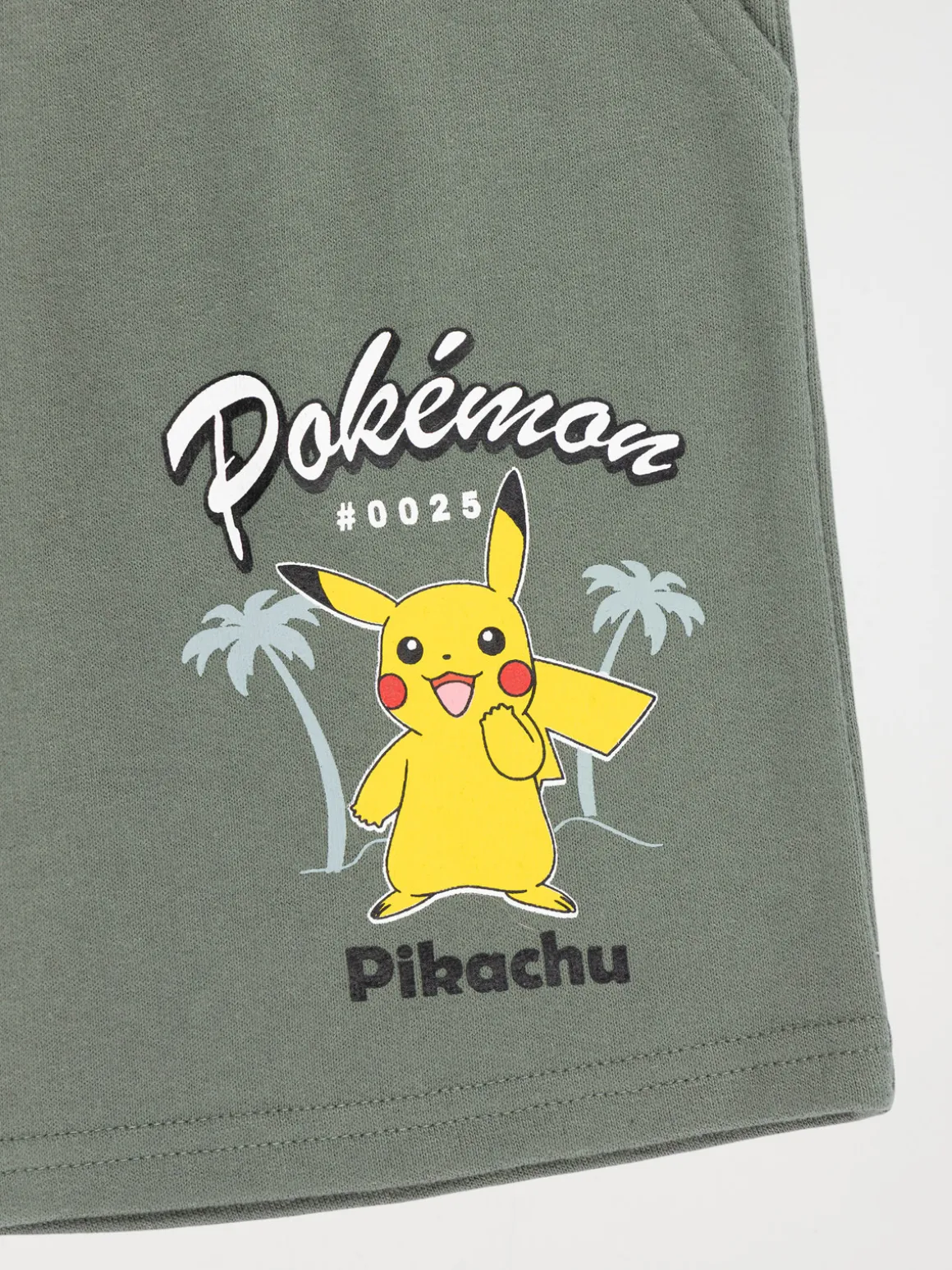 Bermuda Pikachu vert army garçon (3-12A)
