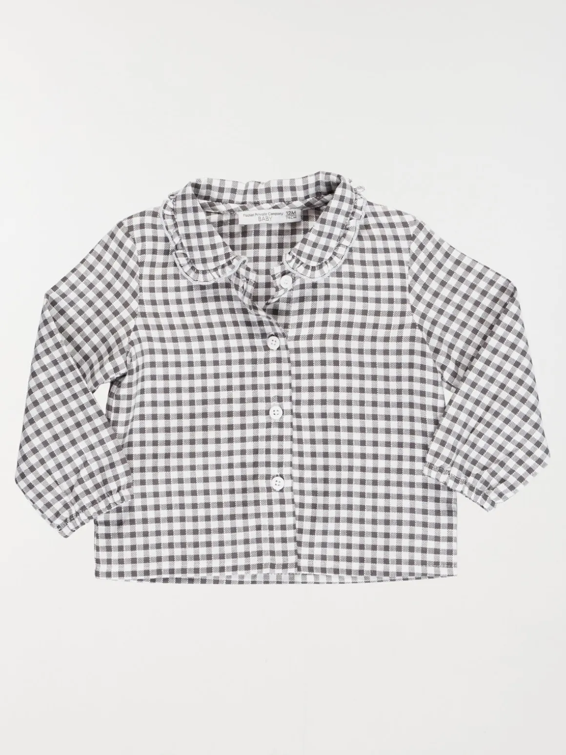 Blouse à carreaux vichy fille (6-36M)
