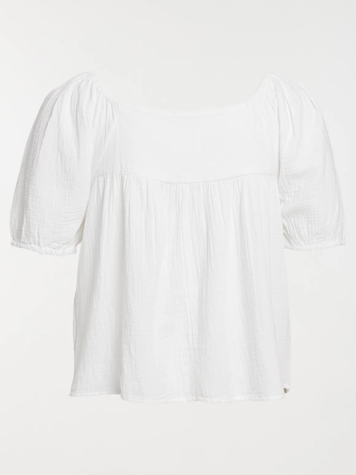 Blouse blanc cassé grande taille femme