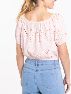 Blouse broderie anglaise femme