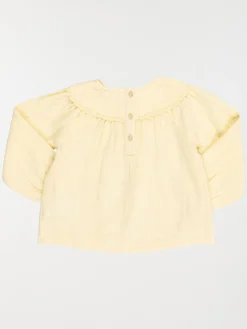 Blouse col rond fille (3-36M)