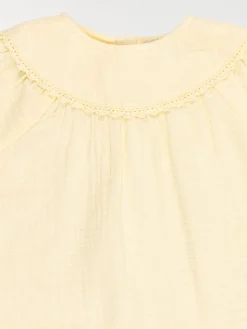 Blouse col rond fille (3-36M)